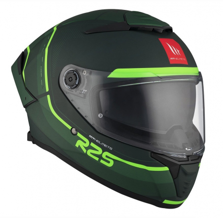 Casca integrala MT Thunder 4 SV R25 Verde Mat (ochelari soare integrati) [2]