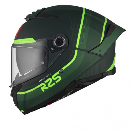 Casti Integrale Mt Helmets - Casca integrala MT Thunder 4 SV R25 Verde Mat (ochelari soare integrati)