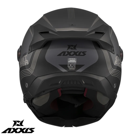 Casca modulabila (flip-up) Axxis GhostFighter SV Bitone C12 gri mat (ochelari soare integrati) Pinlock Ready – tip viziera: MT-V-36 [5]