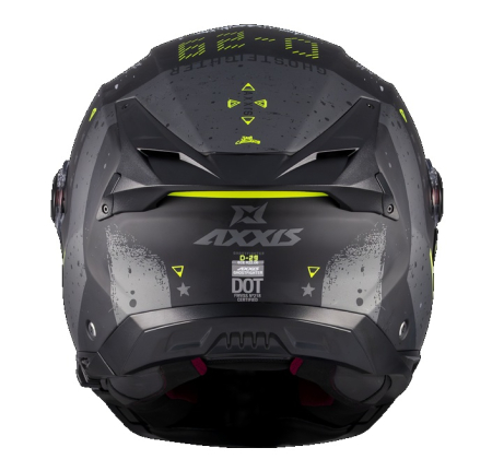 Casca modulabila (flip-up) Axxis GhostFighter SV D29 B2 gri mat (ochelari soare integrati) Pinlock Ready – tip viziera: MT-V-36 [3]