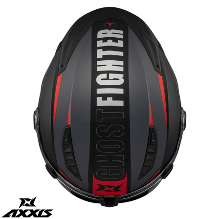 Casca modulabila (flip-up) Axxis GhostFighter SV Maniac B5 negru/rosu mat (ochelari soare integrati) Pinlock Ready – tip viziera: MT-V-36 [4]