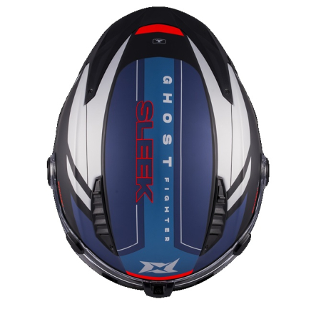 Casca modulabila (flip-up) Axxis GhostFighter SV Sleek B7 albastru mat (ochelari soare integrati) Pinlock Ready – tip viziera: MT-V-36 [5]