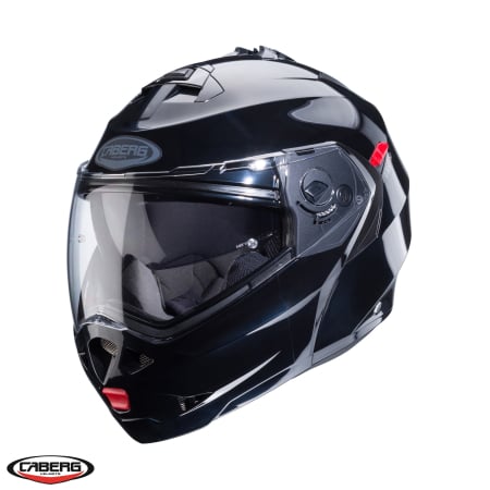 Casti Flip-up/Modulare - Casca modulabila (flip-up) Caberg model Duke X SV Smart black (negru lucios) Pinlock ready – lentila Pinlock NU este inclusa