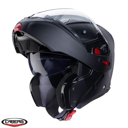 Casti Flip-up/Modulare - Casca modulabila (flip-up) Caberg model Horus X negru mat Pinlock ready – lentila Pinlock inclusa