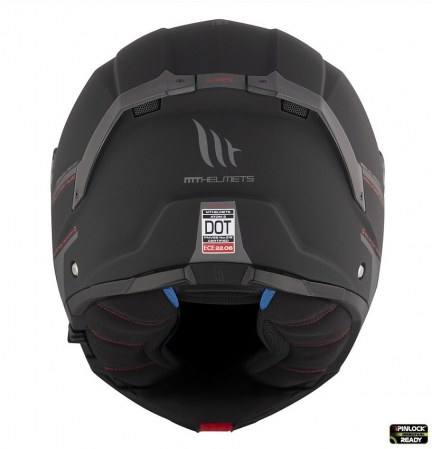 Casca modulabila MT Atom 2 negru mat (ochelari soare integrati) Pinlock Ready [6]