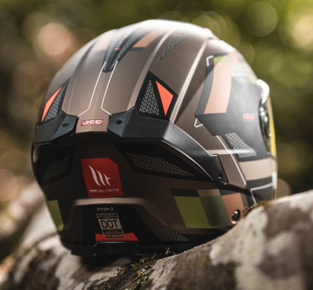 Casca modulabila MT Atom 2 SV Bast A6 military (maro/verde mat) (ochelari soare integrati) Pinlock Ready – tip viziera: MT-V-35 [11]