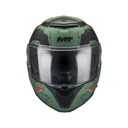 Casca modulabila MT Atom 2 SV Highlands C6 verde mat (ochelari soare integrati) + lentila antiaburire Pinlock 70 cadou – tip viziera: MT-V-35 [2]