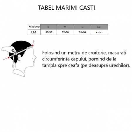 Casca moto,atv cu viziera Spark, rosu lucios [7]