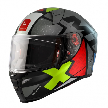 Casca moto integrala MT Revenge 2 Light gri lucios [2]