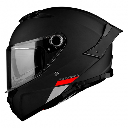 Casti Integrale Mt Helmets - Casca moto Thunder 4 negru mat cu ochelari de soare integrati