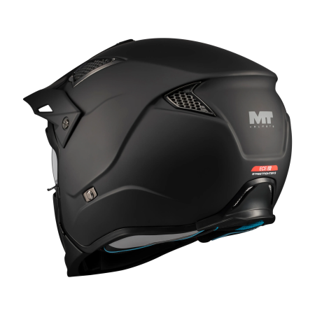 Casca MT Streetfighter SV S Pure A1 negru mat (ochelari soare integrati) – masca (protectie) barbie si cozoroc detasabile – omologare noua ECE 22.06 [5]