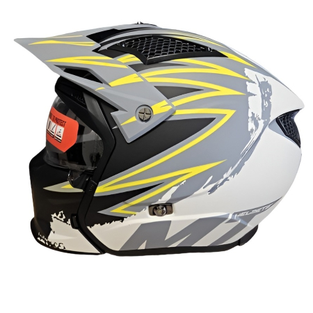 Casca MT Streetfighter SV S Tackle B2 gri mat (ochelari soare integrati) – masca (protectie) barbie si cozoroc detasabile – omologare noua ECE 22.06 [1]