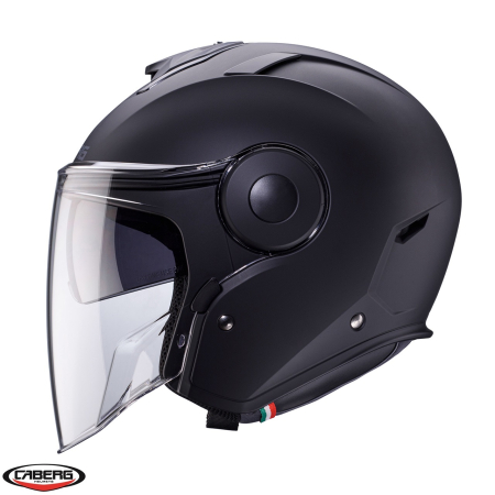 Casca open face (jet) Caberg model Soho SV 17 negru mat [1]