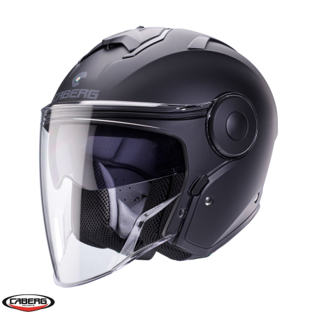 Casti Open-Face - Casca open face (jet) Caberg model Soho SV 17 negru mat