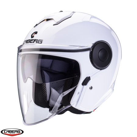 Casti Open-Face - Casca open face (jet) Caberg model Soho SV A1 alb lucios