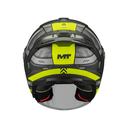 Casca open face motociclete MT Cosmo SV Arrow B3 galben fluor mat (ochelari soare integrati) – tip viziera: MT-V-37 [4]