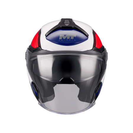 Casca open face motociclete MT Cosmo SV Icarus A5 rosu lucios (ochelari soare integrati) – tip viziera: MT-V-37 [2]