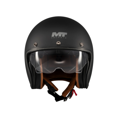 Casca open face motociclete MT Le Mans 2 S SV Pure A1 negru mat (ochelari soare integrati) – omologare noua ECE 22.06 [7]
