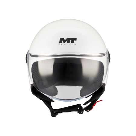 Casca open face motociclete MT Street S Pure A0 alb lucios – omologare noua ECE 22.06 – tip viziera: MT-V-15B [2]