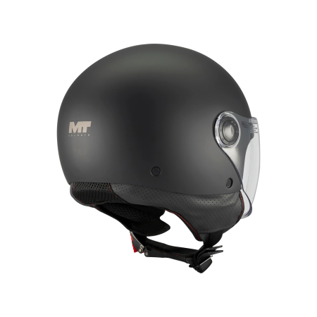 Casca open face motociclete MT Street S Pure A1 negru mat – omologare noua ECE 22.06 [3]