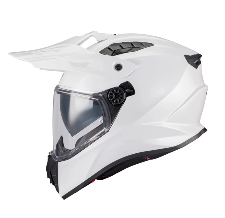 Casca touring/adventure MT model Track SV Pure A0 alb lucios – tip viziera: HS 12 [1]