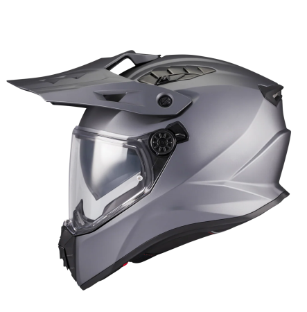 Off-Road MtHelmets - Casca touring/adventure MT model Track SV Pure A2 gri mat – tip viziera: HS 12