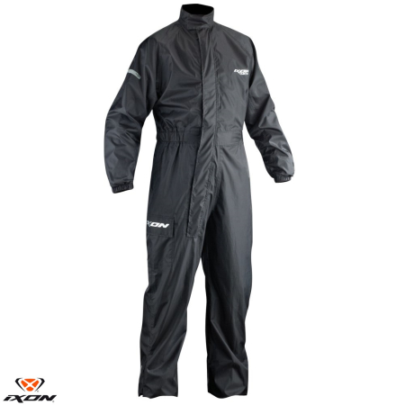 Costum impermeabil ploaie - Costum moto ploaie Ixon model Compact Suit culoare: negru (montare peste echipament)