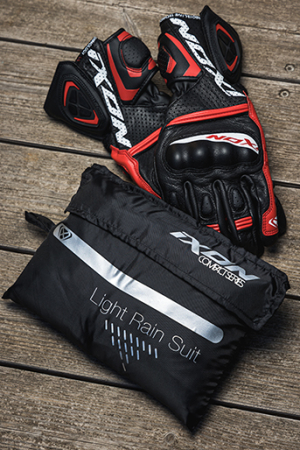 Costum moto ploaie Ixon model Compact Suit culoare: negru (montare peste echipament) [3]