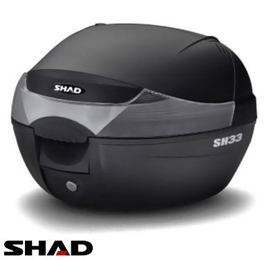 Accesorii Moto/Atv - Cutie portbagaj (topcase) Shad model SH33 culoare: negru (volum: 33 litri) – include placa de montaj