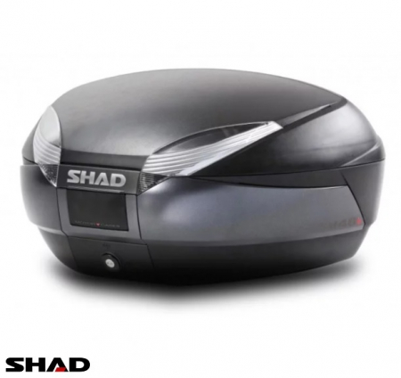 Accesorii Moto/Atv - Cutie portbagaj (topcase) Shad model SH48 culoare: negru (volum: 48 litri) – include placa de montaj