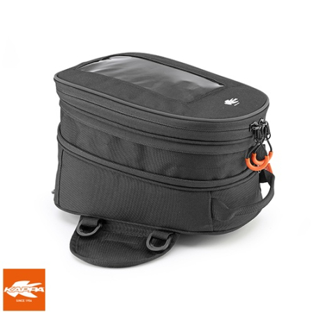 Geanta extensiva rezervor motocicleta Kappa – model ST108 Striker (volum: 5-7L) (fixare cu magneti sau cureluse) – culoare: negru [1]