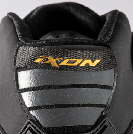 Ghete moto Roadster femei All Season Ixon model Gambler WP LS culoare: negru/gold (auriu) (100% waterproof) [2]