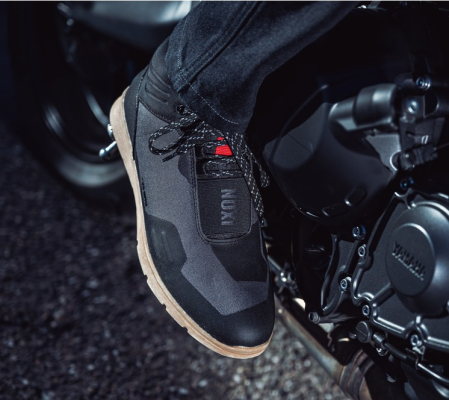 Ghete moto Urban barbati vara Ixon model Hopper MS culoare: verde/negru/rosu [11]