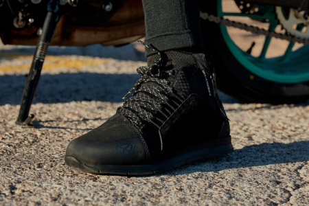 Ghete moto Urban femei All Season Ixon model Freaky WP LS culoare: negru (100% waterproof) [6]