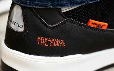 Ghete moto Urban Unisex Seventy model SD-BC10 culoare: negru/portocaliu [3]