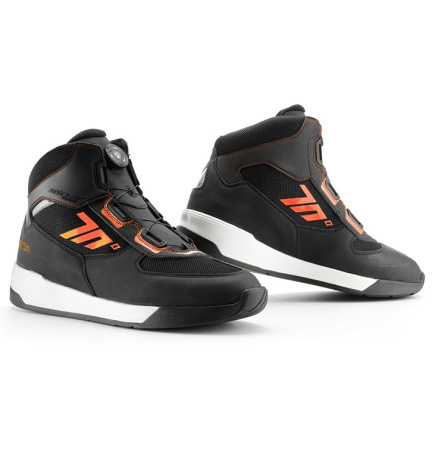 Echipament - Ghete moto Urban Unisex Seventy model SD-BC10 culoare: negru/portocaliu