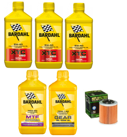 Piese CAN-AM/BRP - Kit revizie Bardahl Atv Can-am/BRP filtru si ulei motor+cutie viteze+grupuri, Outlander/Renegade 400-1000cc