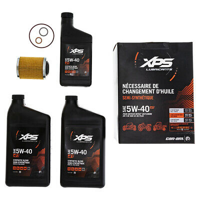 Kit revizie ulei XPS 5w40 atv Canam/Brp ulei motor+filtru oem [1]