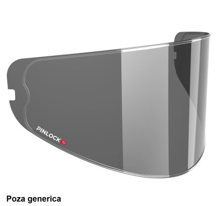 Casti Integrale - Lentila antiaburire fumurie pinlock – compatibila cu castile integrale MT KRE+ – model nou (tip MT-V-29 – DKS 409)