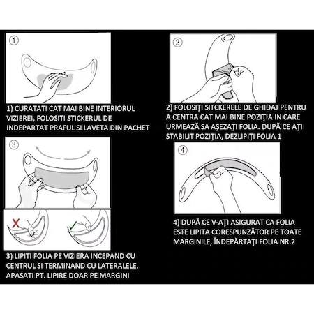 Lentila antiaburire transparenta pinlock – compatibila cu castile integrale MT Thunder 4 SV (tip MT-V-28 – DKS435) – Max Vision [3]