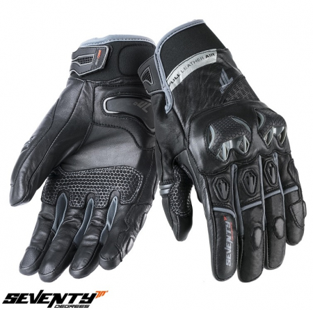 Manusi barbati Seventy - Manusi barbati Racing/Naked iarna Seventy model SD-N47 negru/gri