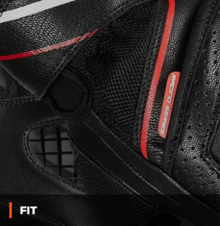 Manusi barbati Racing/Naked vara Seventy model SD-N30 Mugello culoare: negru/rosu – degete tactile [2]