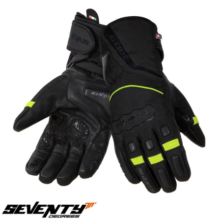 Echipament - Manusi barbati Touring iarna Seventy model SD-T7 Gobi negru/galben fluor