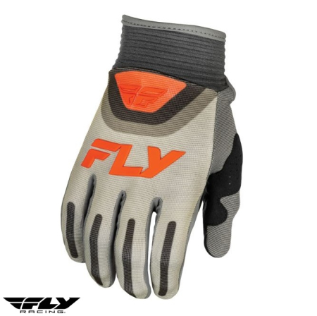 Manusi femei - Manusi moto unisex cross-enduro Fly Racing model F-16 culoare: gri/portocaliu
