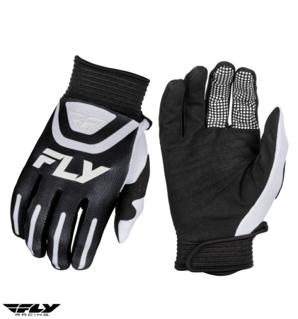 Manusi moto unisex cross-enduro Fly Racing model F-16 culoare: negru/alb [2]