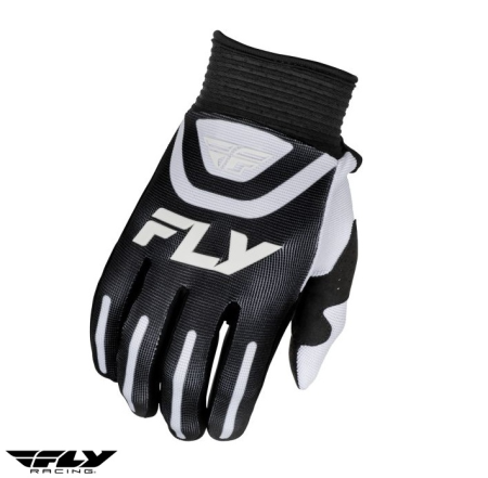 Manusi femei - Manusi moto unisex cross-enduro Fly Racing model F-16 culoare: negru/alb
