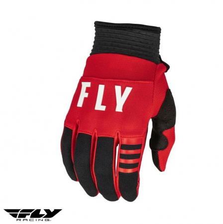 Manusi motocross - Manusi moto unisex cross-enduro Fly Racing model F-16 culoare: negru/rosu