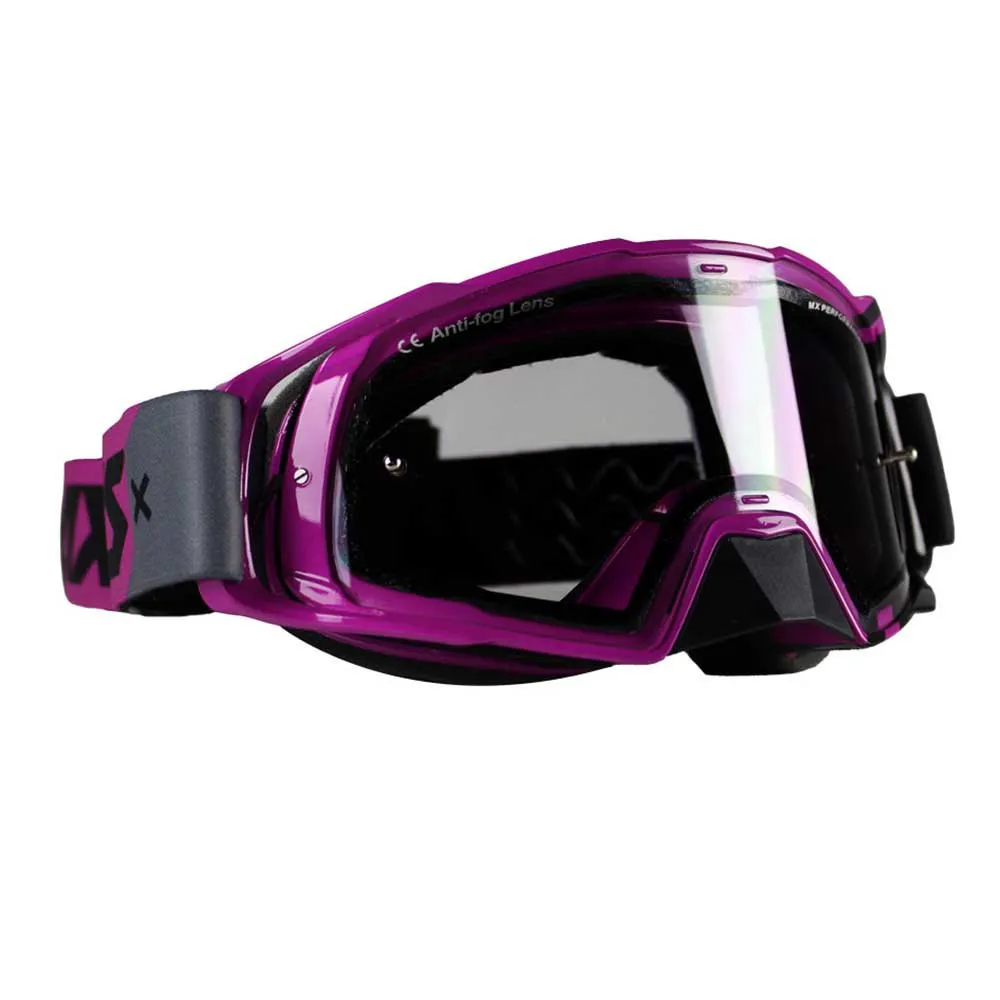 Echipament - Ochelari Axxis Off road (cross-enduro) MX EVO Strap A8 roz – culoare: roz