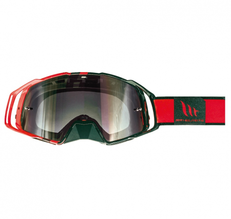 Ochelari motocross - Ochelari MX Evo Stripes MtHelmets motocross/enduro/atv/schi, negru-rosu