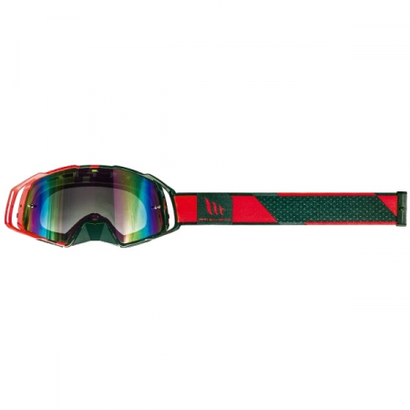 Ochelari MX Evo Stripes MtHelmets motocross/enduro/atv/schi, negru-rosu [2]